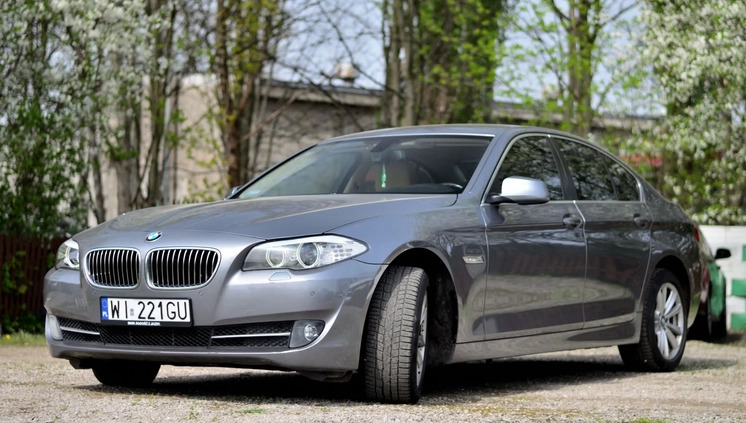 BMW Seria 5 cena 48750 przebieg: 253300, rok produkcji 2013 z Warszawa małe 154